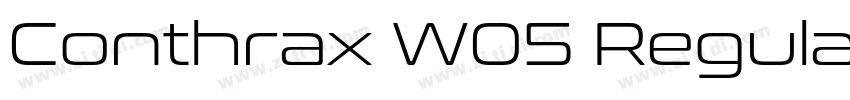 Conthrax W05 Regular字体转换
